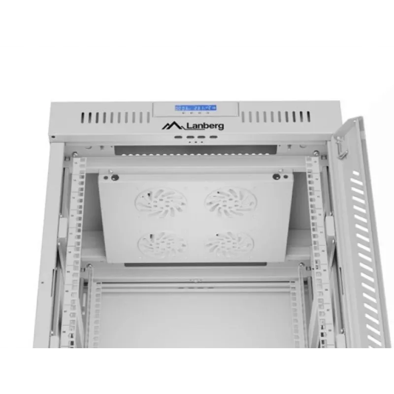 Lanberg FF01-6615-12SL rackkaappi 15U vapaasti seisova rack harmaa