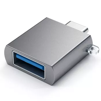 Satechi USB-C – USB 3.0 -sovitin Space Gray tyylikäs muotoilu ja korkea laatu - kompakti muotoilu - - - (179979)
