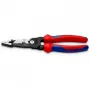 Knipex 13 72 200 ME kuorintapihti musta, sininen, punainen, ruostumaton teräs