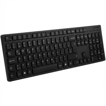 Lenovo Professional - näppäimistö - täysikokoinen - langaton - 2,4 GHz, Bluetooth - QWERTZ - saksalainen - harmaa - ruskea laatikko (4Y41R64517)