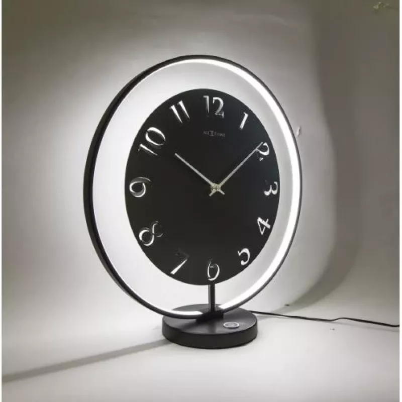 NeXtime kello 5188zw Ting, 41x40 cm, musta