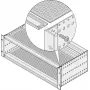 Schroff 24561051 vakiosuojalevy, 84 HP, syvyys 160 mm, 2 kpl