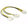 Sisäinen virtakaapeli DeLOCK 85453 0,3m 8-pin EPS12V uros