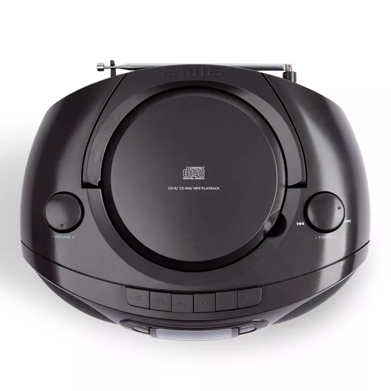 Kannettava stereojärjestelmä Aiwa BBTC-550BK Digital 6 W FM PLL musta