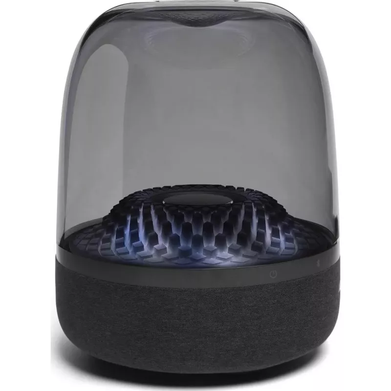 Kannettava langaton kaiutin Harman/Kardon Aura Studio 4 — 100 W, 3 elementtiä, 45–20000 Hz, musta/läpinäkyvä