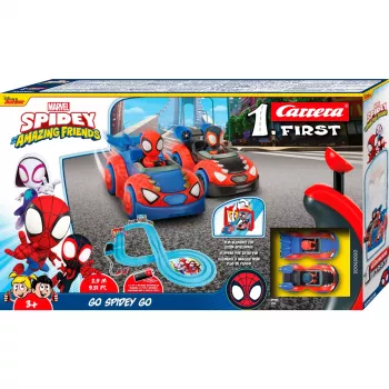 CARRERA ratasarja 1First Spidey Go! slottiautorata 2,9 m pituus
