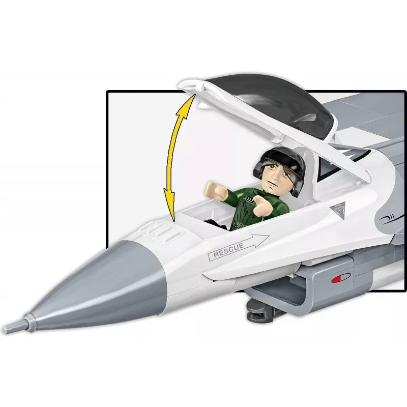 Rakennussarja Cobi F-16C Fighting Falcon – 463 osaa, mallirakennussarja mittakaavassa