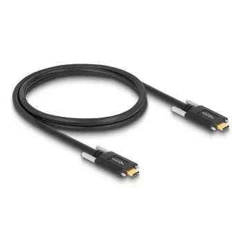 DeLOCK 83720 USB-kaapeli USB 3.2 Gen 2 1 m USB-C musta