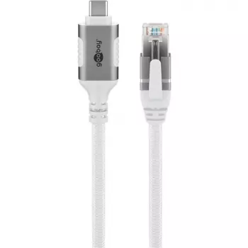 Goobay 74176 – verkkosovitinkaapeli USB 3.1 Type-C Gigabit Ethernet 2 m – verkkokortti – 1 000 Mbit/s (74176)