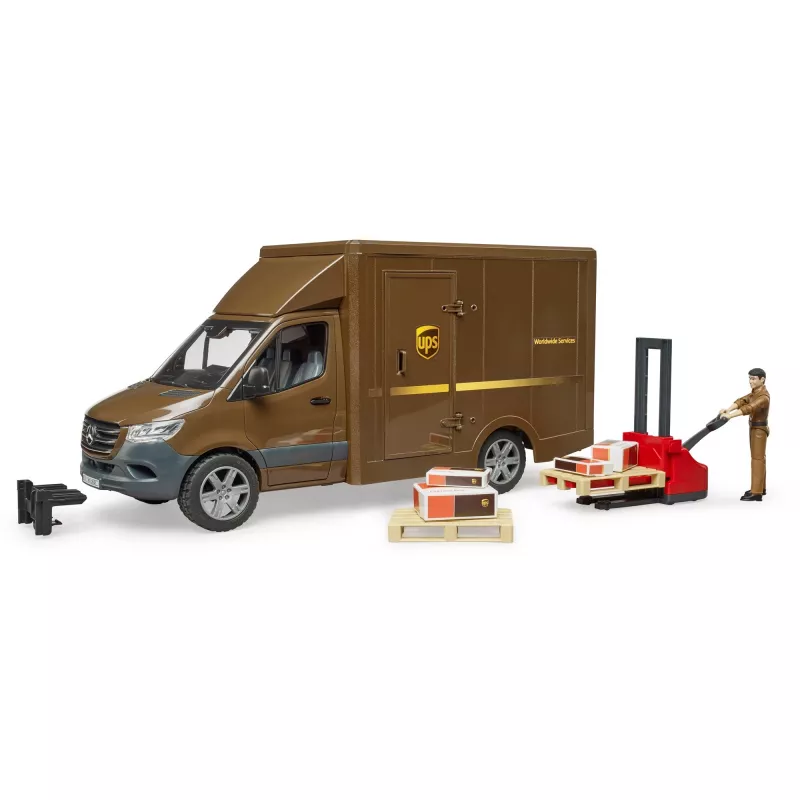 Pakettiautomalli BRUDER 02678 esikoottu 1:16