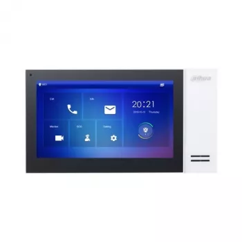 Dahua Technology VTH2421FW videopuhelinjärjestelmä 17,8 cm (7 tuumaa) musta, valkoinen