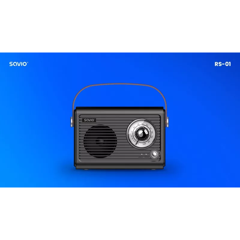 Kannettava radio Savio RS-01 analoginen musta