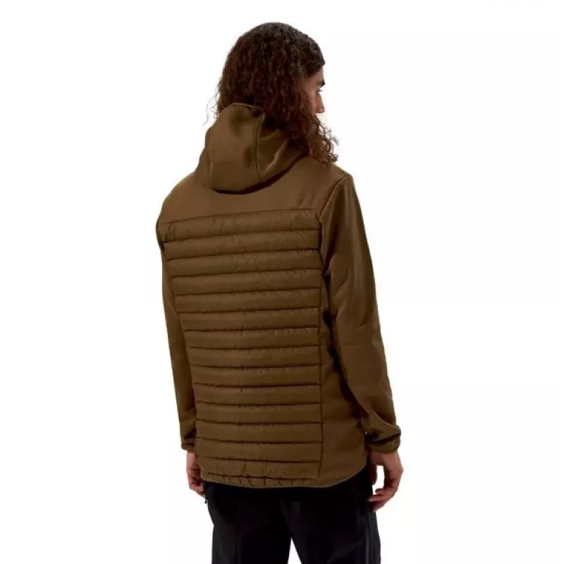 Miesten Berghaus huppu-hybriditakki koko M ruskea