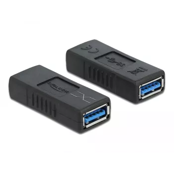 USB 3.0 -adapteri Type-A-naaras - Type-A-naaras ristikytketty DeLOCK 66641