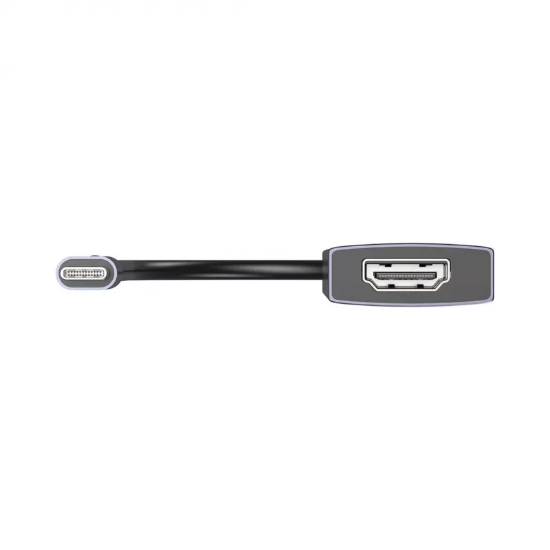 USB-C-keskitin Unitek H1124AGY01 100W PD, HDMI 2.0, 2x USB‑A, 2x USB‑C, SD/microSD-kortinlukija — alumiini