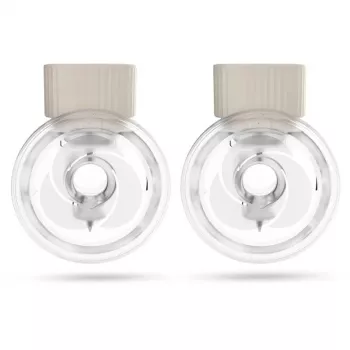 Sähköinen rintapumppu neno VENTO TWIN langaton, ladattava, kaksois-/duaalitila, LCD, 150 ml pullot, beige