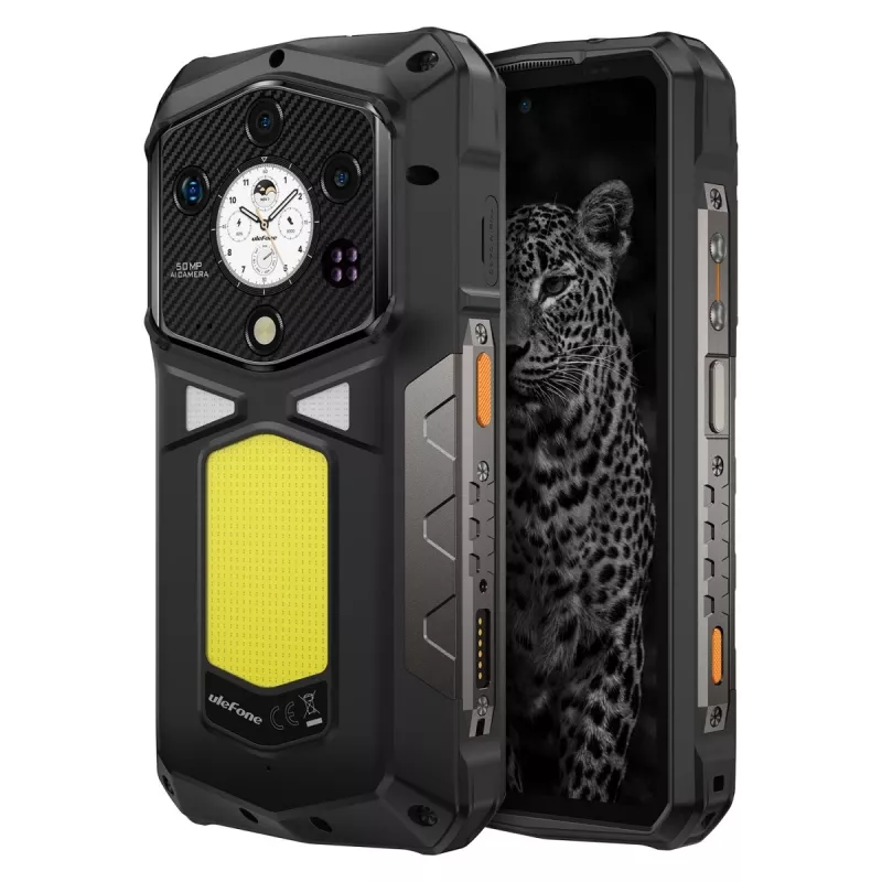 Älypuhelin UleFone Armor 29 Ultra 5G 6,58 tuumaa 16 GB/1 TB musta, energiatehokkuusluokka A