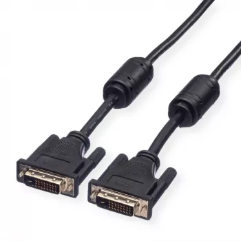 DVI-kaapeli ROLINE DVI (24+1) Dual Link M/M 7,5 m
