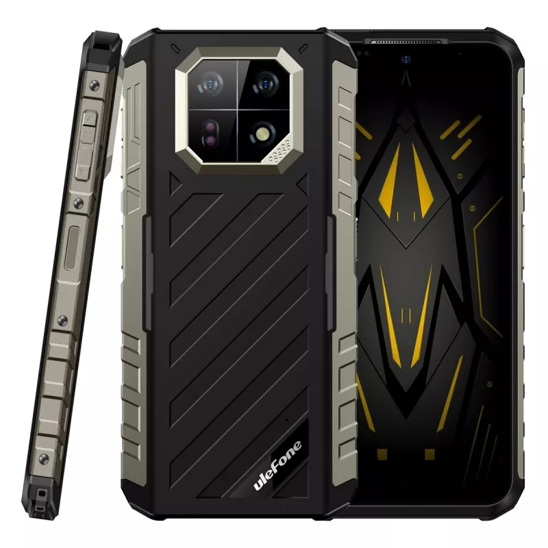 Älypuhelin UleFone Armor 22 — MediaTek Helio G96, 8 GB RAM, 256 GB tallennustila, musta