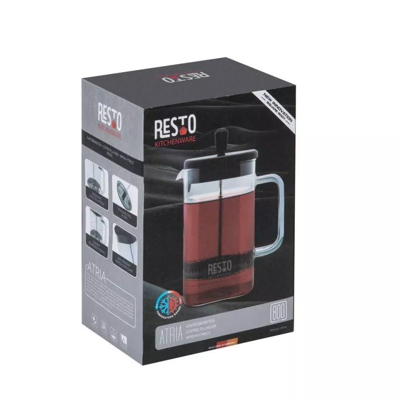 RESTO 90504 French press -kahvinkeitin, 800 ml