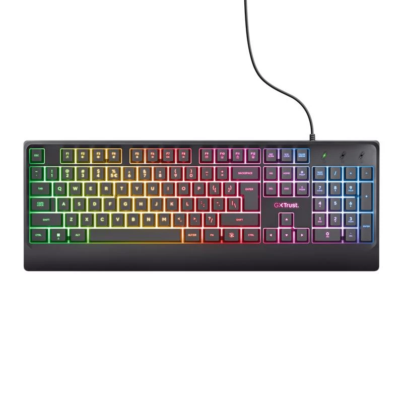 Trust GXT 792 QUADROX näppäimistö ja hiiri sis. peli USB QWERTY US English musta