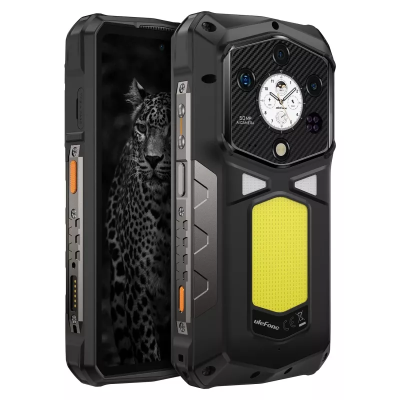 Älypuhelin UleFone Armor 29 Ultra 5G 6,58 tuumaa 16 GB/1 TB musta, energiatehokkuusluokka A