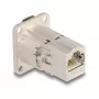 DeLOCK 67062 D-tyypin RJ45 Cat.6A STP läpivienti, metalli
