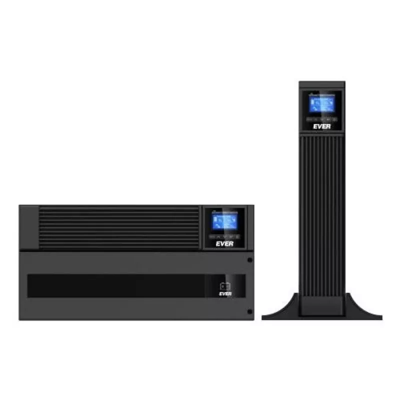 UPS EVER POWERLINE RT Plus 6 kVA T/PWPLRT-116K00/00 — online-kaksoismuunnin rack/torni-UPS 6kVA