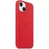 Apple iPhone 14 -silikonikotelo MagSafe-yhteensopiva, (PRODUCT)punainen