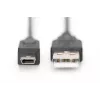 Liitäntäkaapeli USB A / Mini-USB B M/M 1 m musta