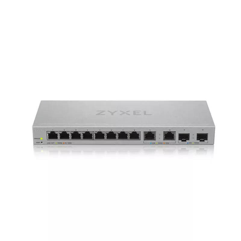 Zyxel XGS1210-12-ZZ0102F verkkokytkin hallittava Gigabit Ethernet (10/100/1000) harmaa