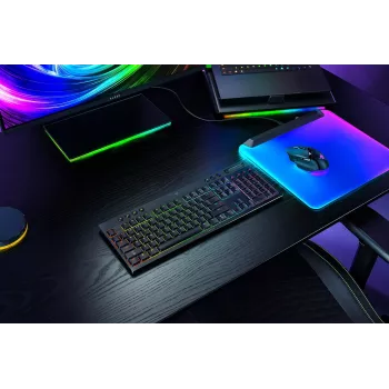 Pelikuulokkeet Razer BlackWidow V4 Low-profile Wireless — mekaaniset matalaprofiiliset näppäimet, Bluetooth ja 2,4 GHz