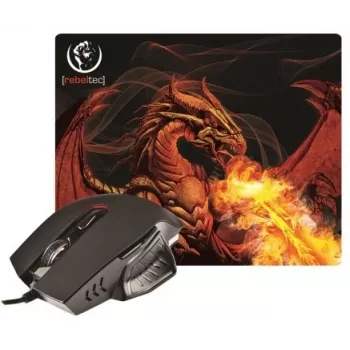 Rebeltec Red Dragon – optinen hiiri – 6 painiketta – johdollinen – USB