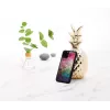 iKins älypuhelimen suojakotelo iPhone 11 Pro vesikukkakuvio, musta