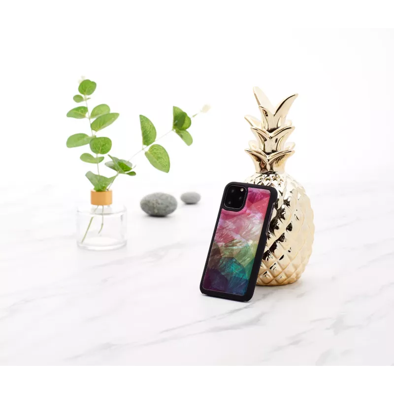 iKins älypuhelimen suojakotelo iPhone 11 Pro vesikukkakuvio, musta