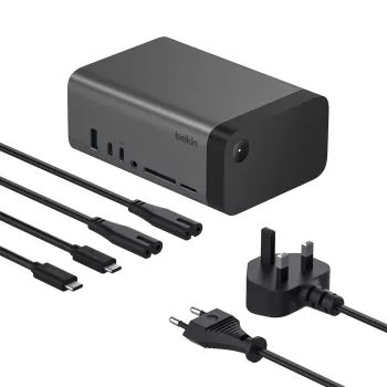 Belkin Connect USB Type-C -keskitin 10000 Mbit/s harmaa