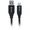 Sharkoon USB 3.2 Gen 2 kaapeli USB-A uros> USB-C musta 1 metri - kaapeli - digitaali/data