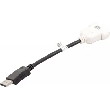 DisplayPort-DVI-D-kaapeli DELL 023NVR 0,23 m musta valkoinen