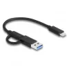 DeLOCK USB Type-C -kortinlukija CFexpress XQD alumiini harmaa 10000 Mbit/s