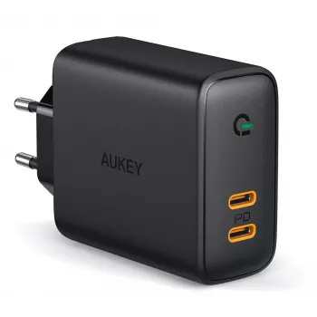 AUKEY PA-D2 laturi mobiililaitteille 36W musta sisäkäyttöön