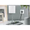 DIGITUS DA-70615 - pistorasia - 2P+E - tyyppi F, USB, USB Type-C - kannella - 1 pistorasia, 2 USB-liitäntää - 2.8 A - valkoinen, RAL 9003