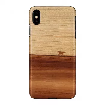 Man and Wood puhelinkotelo iPhone XS Max — musta suojakotelo