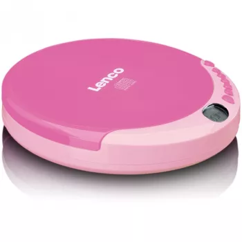 Kannettava CD-soitin Lenco CD-011 pinkki