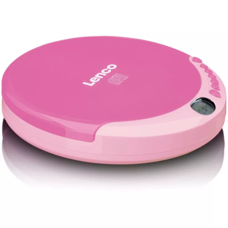 Kannettava CD-soitin Lenco CD-011 pinkki