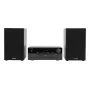 Kotiaudiomikrojärjestelmä Aiwa MSBTU-550 — 50 W RMS, Bluetooth 10 m, FM, LED-näyttö, RCA, musta