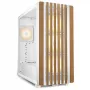 Sharkoon REBEL C70G RGB Full Tower valkoinen, puu