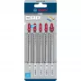 Bosch T 302 H Clean for PVC pistosahanterä, 132 mm, suurin leikkaussyvyys 65 mm, 5 kpl