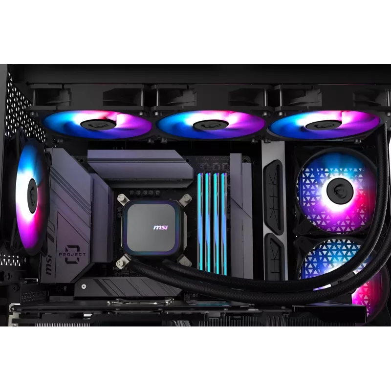 MSI MAG Coreliquid A13 360 emolevy, prosessori all-in-one-nestekühler 12 cm musta 1 kpl