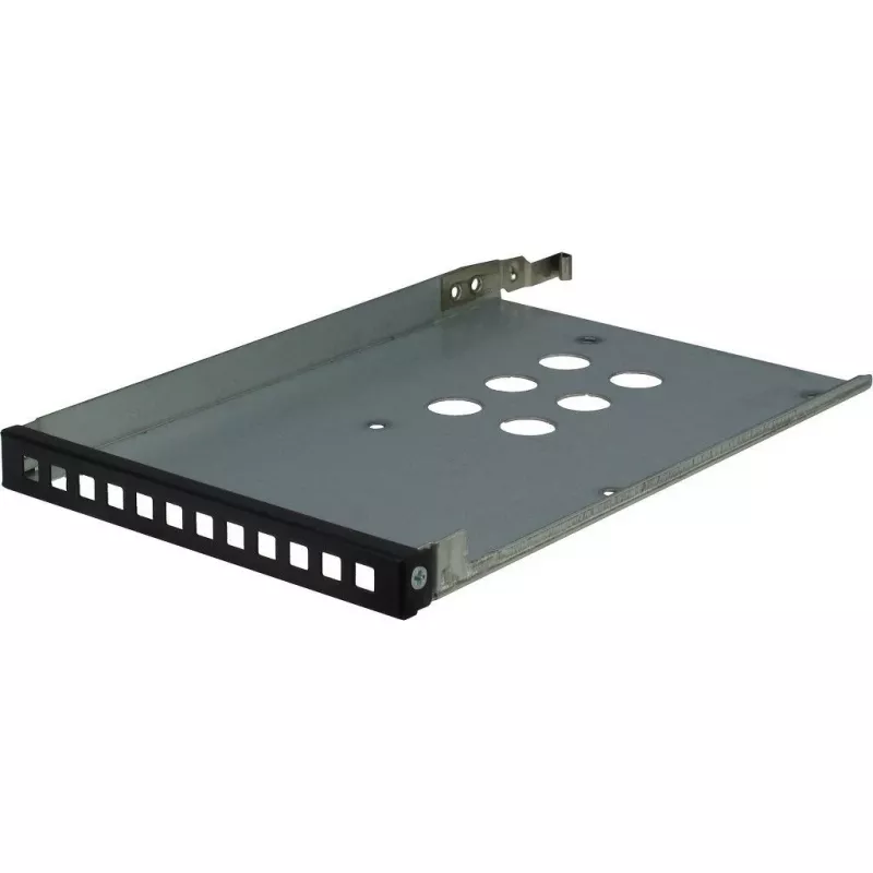Inter-Tech IPC 1U-1404 teline musta, ruostumaton teräs