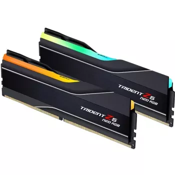 DIMM 48 GB DDR5-6000 (2x 24 GB) Dual-kit, muisti musta, F5-6000J4048F24GX2-TZ5NR, Trident Z5 NEO RGB, AMD EXPO